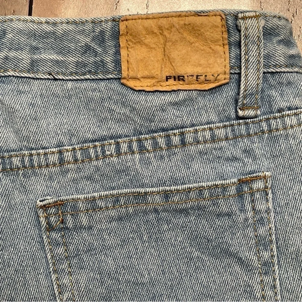 Firefly Spike Embellished Denim Frayed Hem Shorts Size 27 - Picture 8 of 8